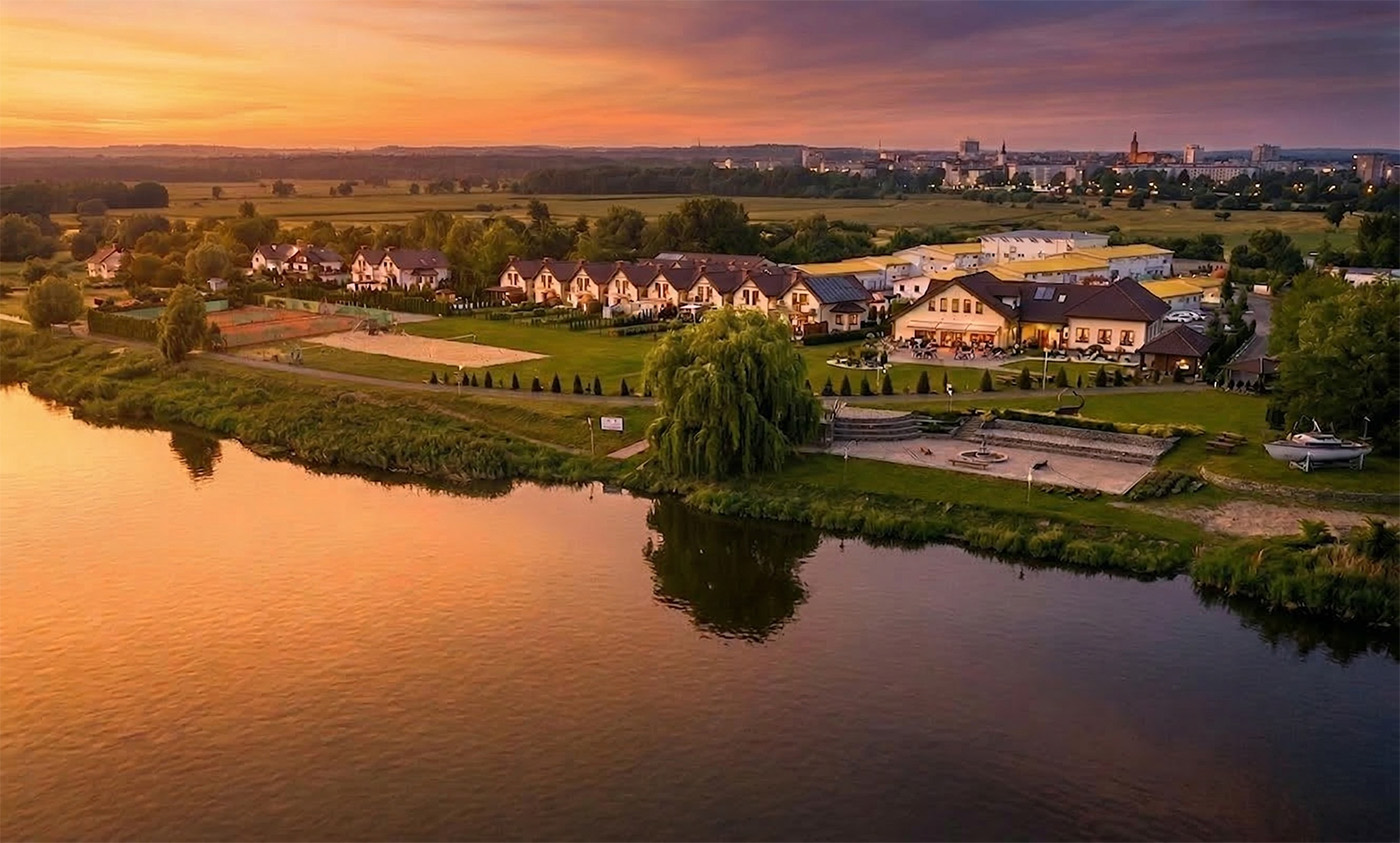 Marina Gorzów z lotu ptaka